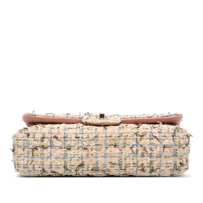 Chanel Medium Classic Boucle Tweed Double Flap