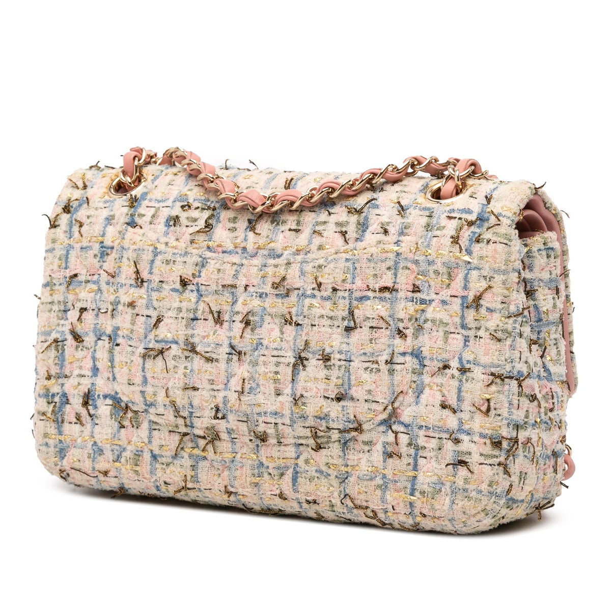 Chanel Medium Classic Boucle Tweed Double Flap