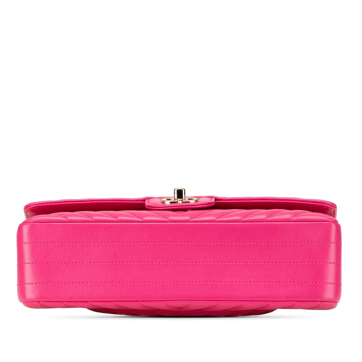 Chanel Medium Classic Chevron Lambskin Double Flap