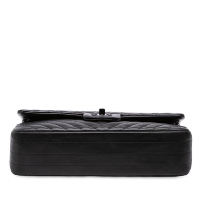 Chanel Medium Classic Chevron Lambskin Double Flap