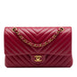 Chanel Medium Classic Chevron Lambskin Double Flap