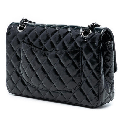 Chanel Medium Classic Distressed Patent Double Flap