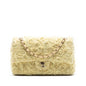 Chanel Medium Classic Fringed Tweed Double Flap
