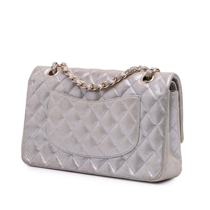 Chanel Medium Classic Iridescent Lambskin Double Flap