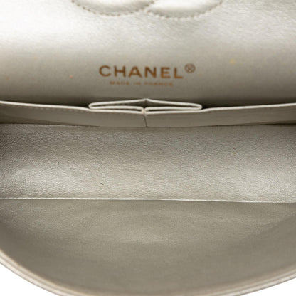 Chanel Medium Classic Iridescent Lambskin Double Flap
