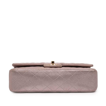 Chanel Medium Classic Iridescent Lambskin Double Flap