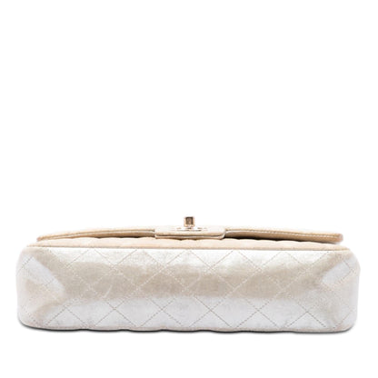 Chanel Medium Classic Iridescent Lambskin Double Flap