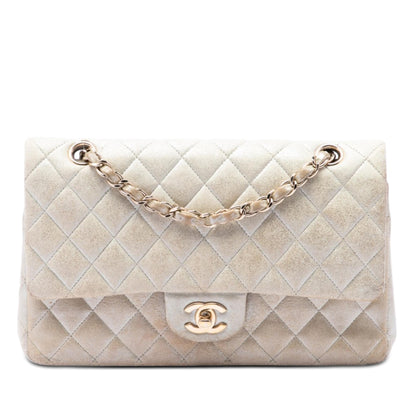 Chanel Medium Classic Iridescent Lambskin Double Flap