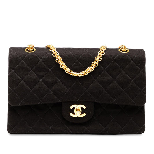 Chanel Medium Classic Jersey Bijoux Chain Double Flap