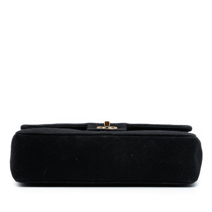 Chanel Medium Classic Jersey Bijoux Chain Double Flap