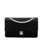 Chanel Medium Classic Jersey Bijoux Chain Double Flap