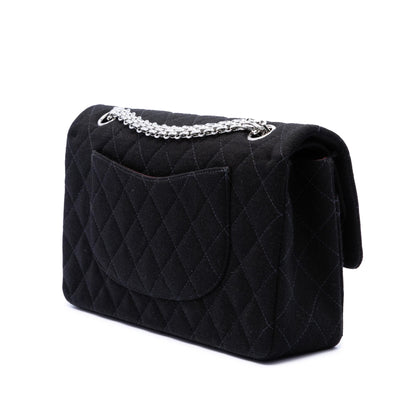 Chanel Medium Classic Jersey Bijoux Chain Double Flap