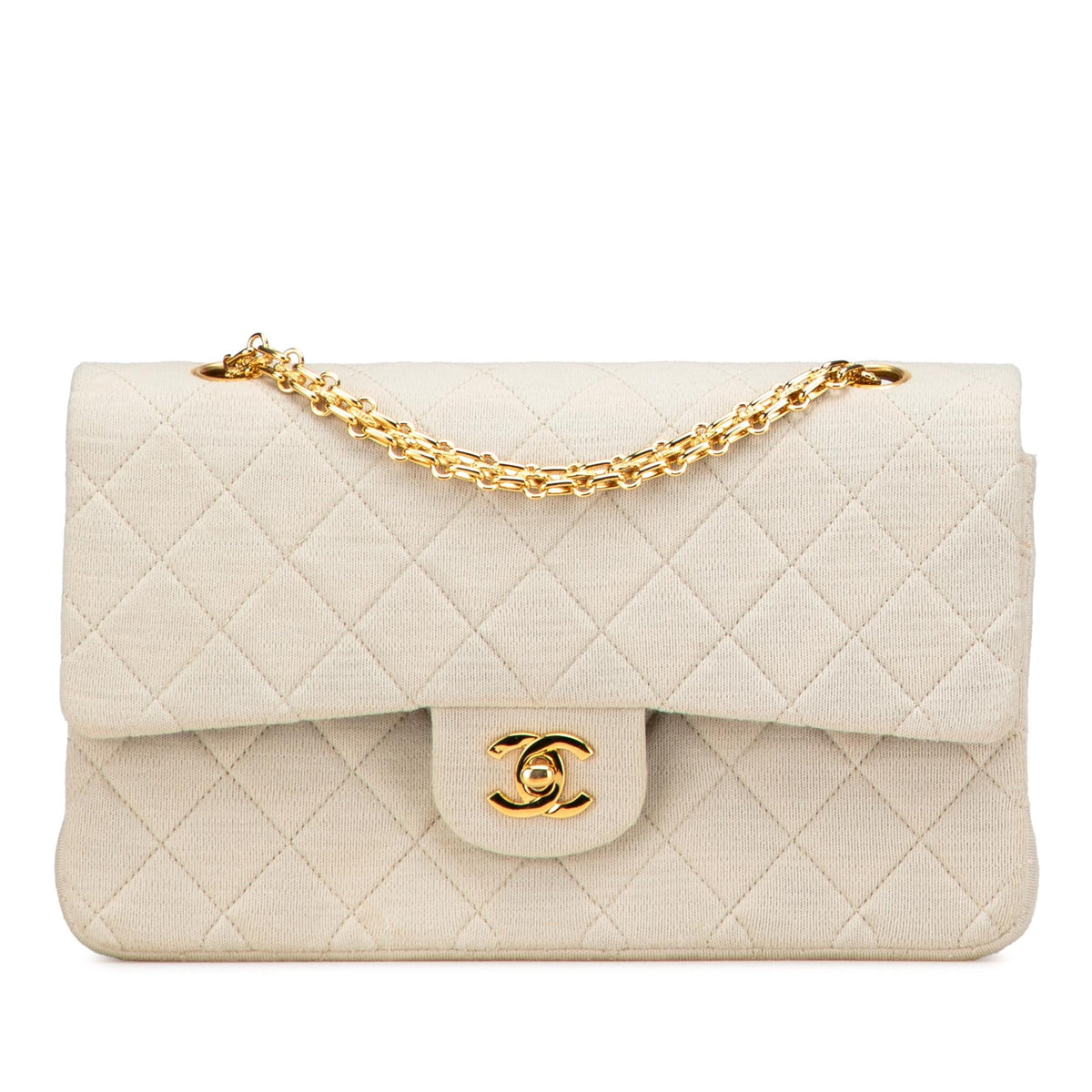 Chanel Medium Classic Jersey Double Flap