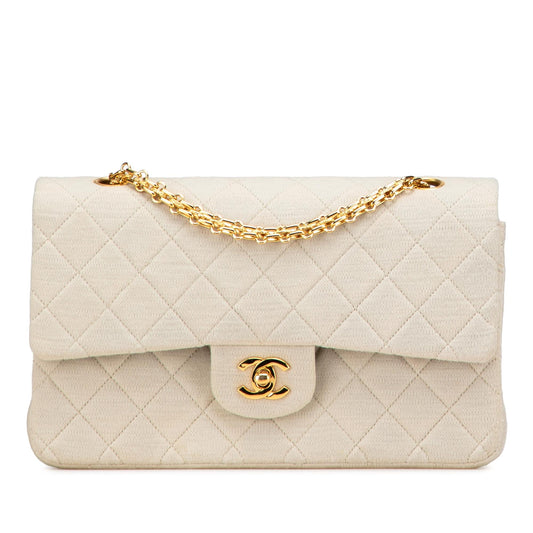 Chanel Medium Classic Jersey Double Flap