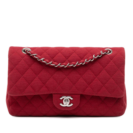Chanel Medium Classic Jersey Double Flap