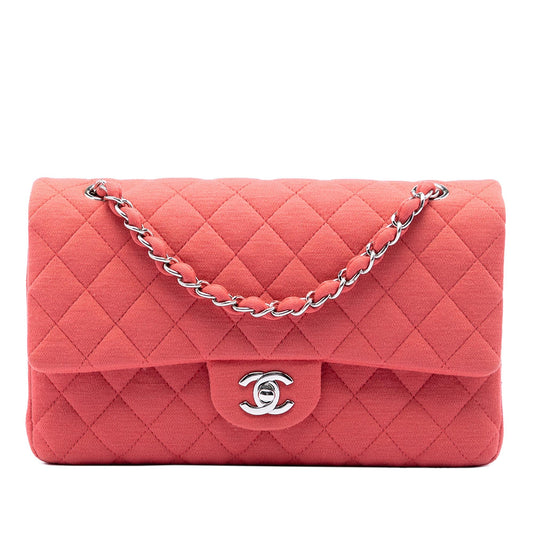 Chanel Medium Classic Jersey Double Flap