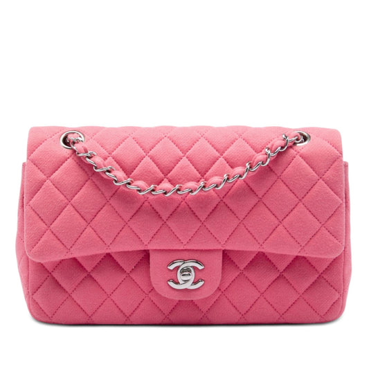 Chanel Medium Classic Jersey Double Flap