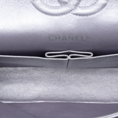 Chanel Medium Classic Metallic Lambskin Double Flap