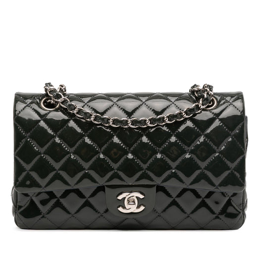 Chanel Medium Classic Patent Double Fla