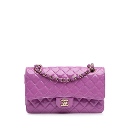 Chanel Medium Classic Patent Double Flap