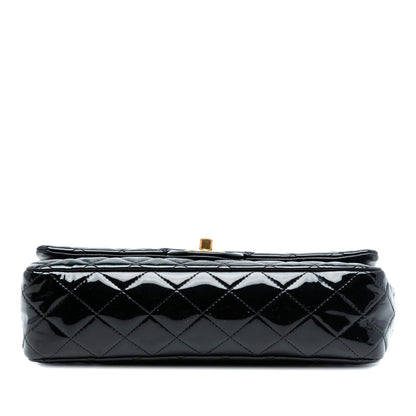 Chanel Medium Classic Patent Double Flap