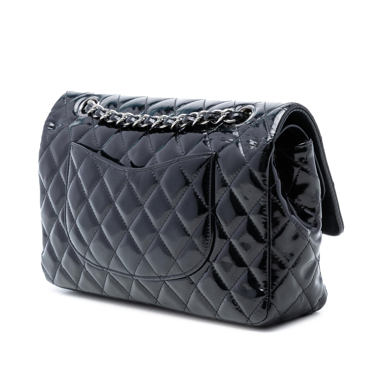 Chanel Medium Classic Patent Double Flap