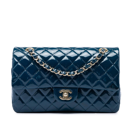 Chanel Medium Classic Patent Double Flap