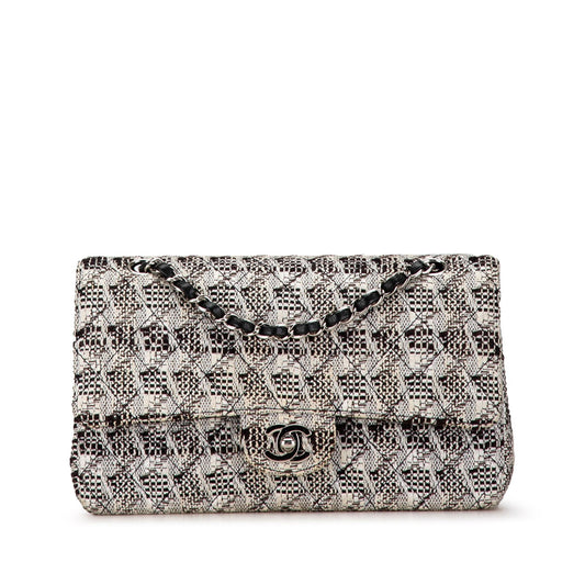 Chanel Medium Classic Tweed Double Flap
