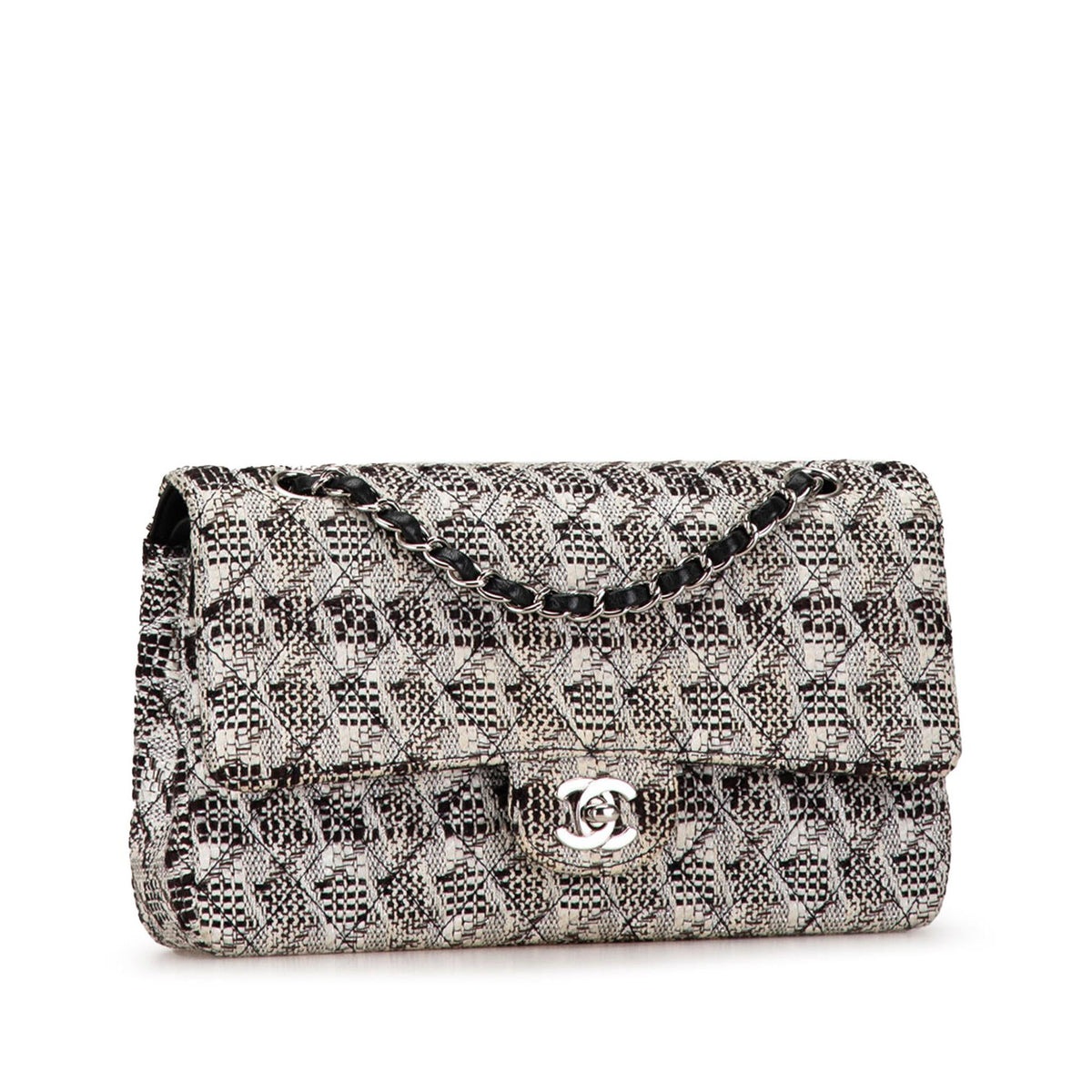 Chanel Medium Classic Tweed Double Flap