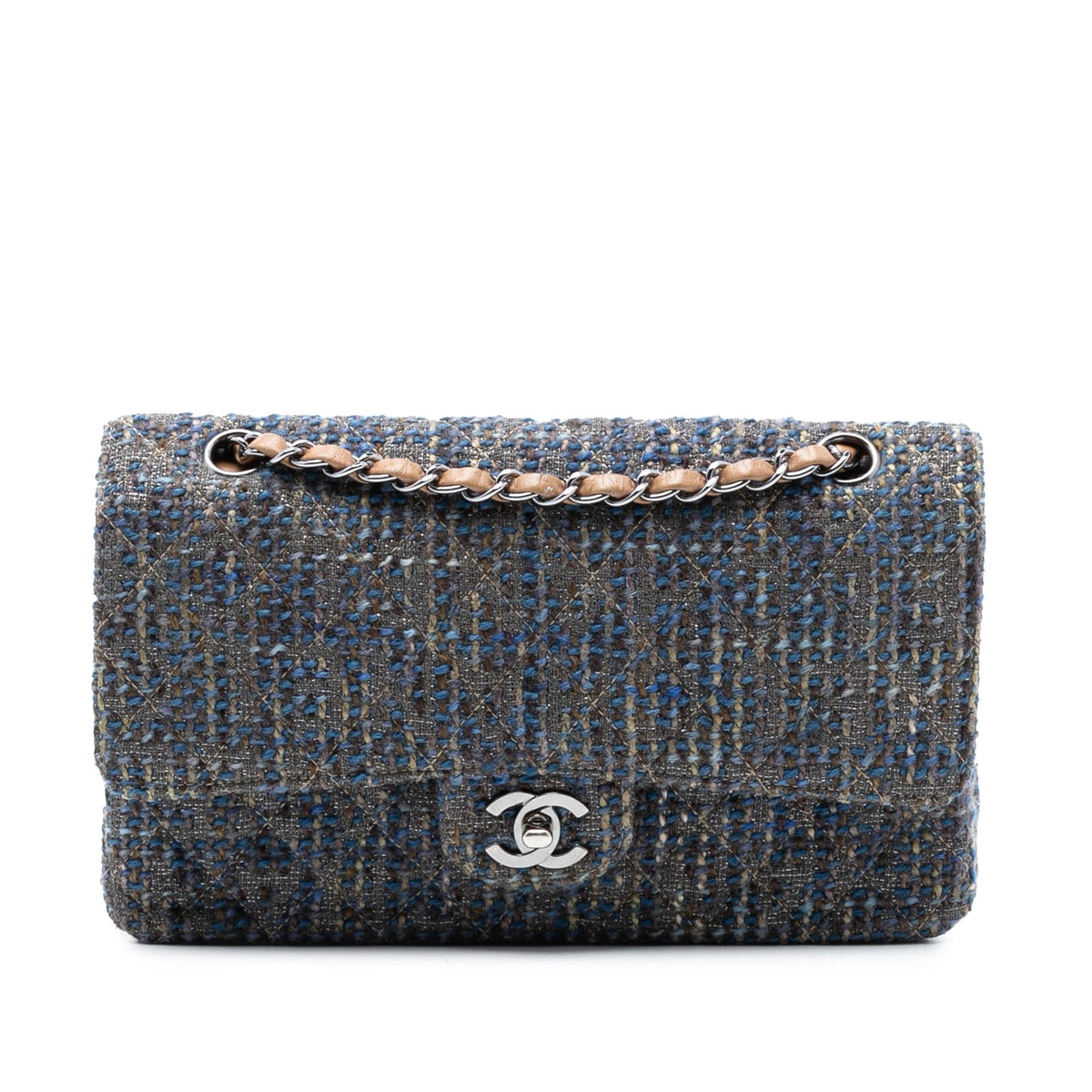 Chanel Medium Classic Tweed Double Flap