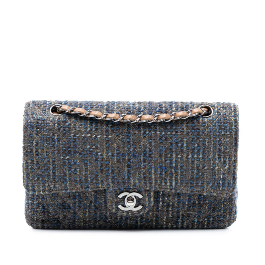 Chanel Medium Classic Tweed Double Flap