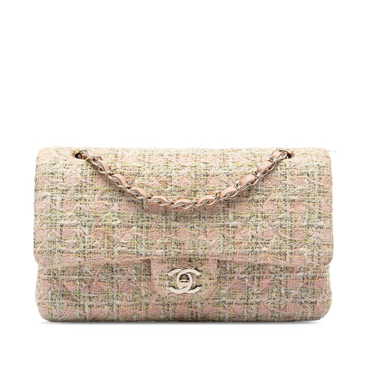 Chanel Medium Classic Tweed Double Flap