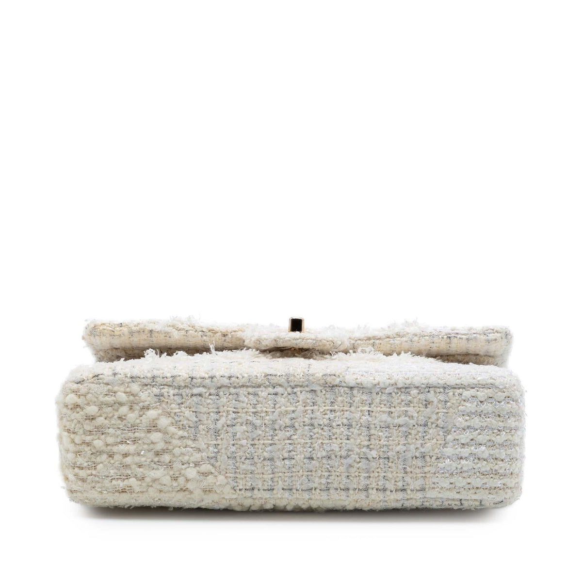 Chanel Medium Classic Tweed Patchwork Double Flap