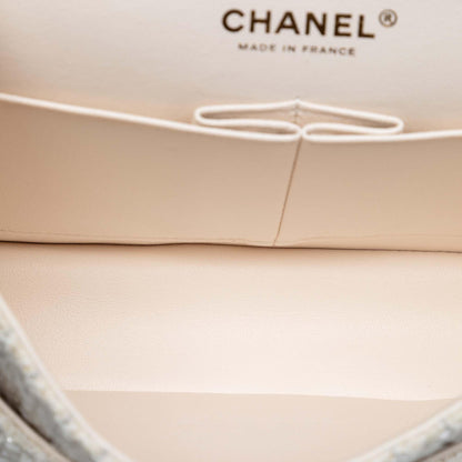 Chanel Medium Classic Tweed Patchwork Double Flap