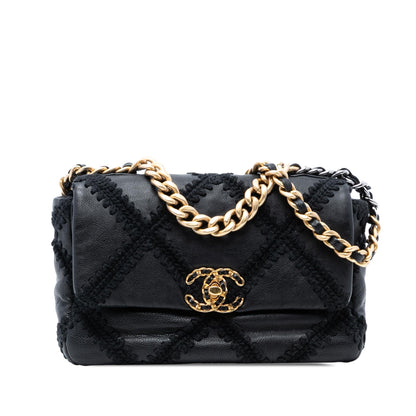 Chanel Medium Crochet Calfskin 19 Flap