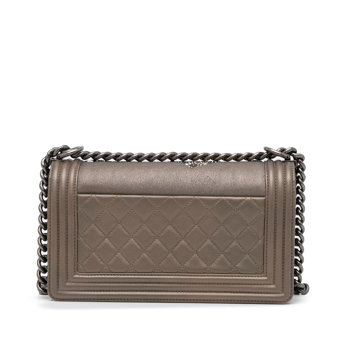 Chanel Medium Crystal Embellished Goatskin Boy