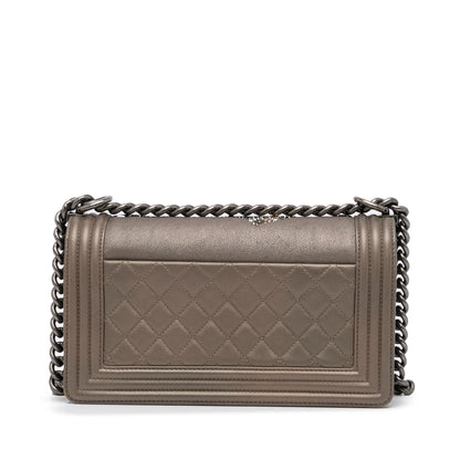 Chanel Medium Crystal Embellished Goatskin Boy