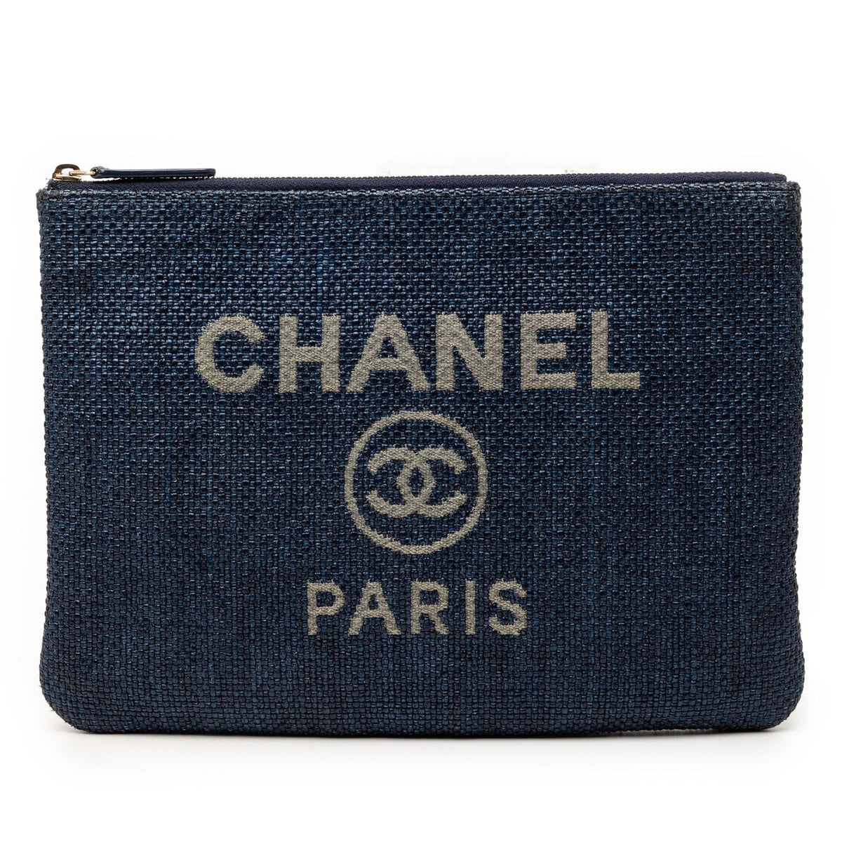 Chanel Medium Denim Deauville O Case Clutch
