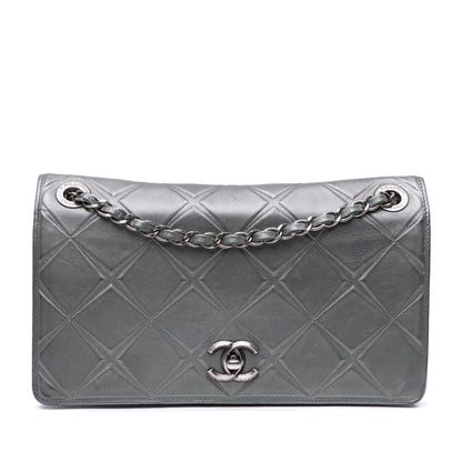 Chanel Medium Embossed Calfskin Propeller Flap