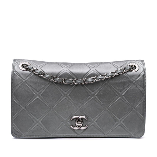 Chanel Medium Embossed Calfskin Propeller Flap