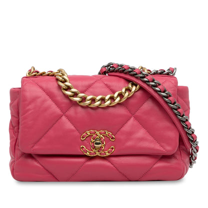 Chanel Medium Lambskin 19 Flap