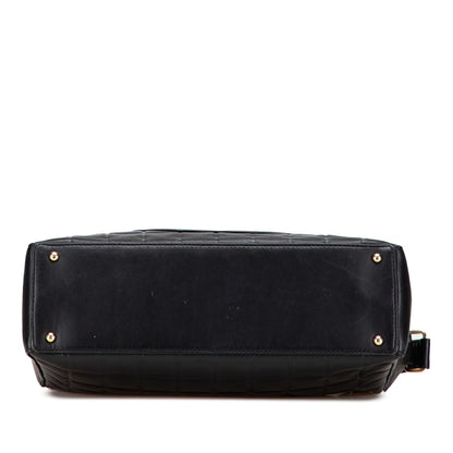 Chanel Medium Lambskin Chocolate Bar Shoulder Bag