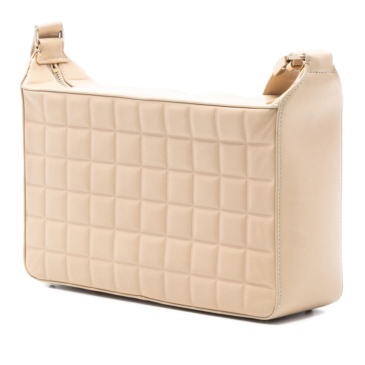 Chanel Medium Lambskin Chocolate Bar Shoulder Bag