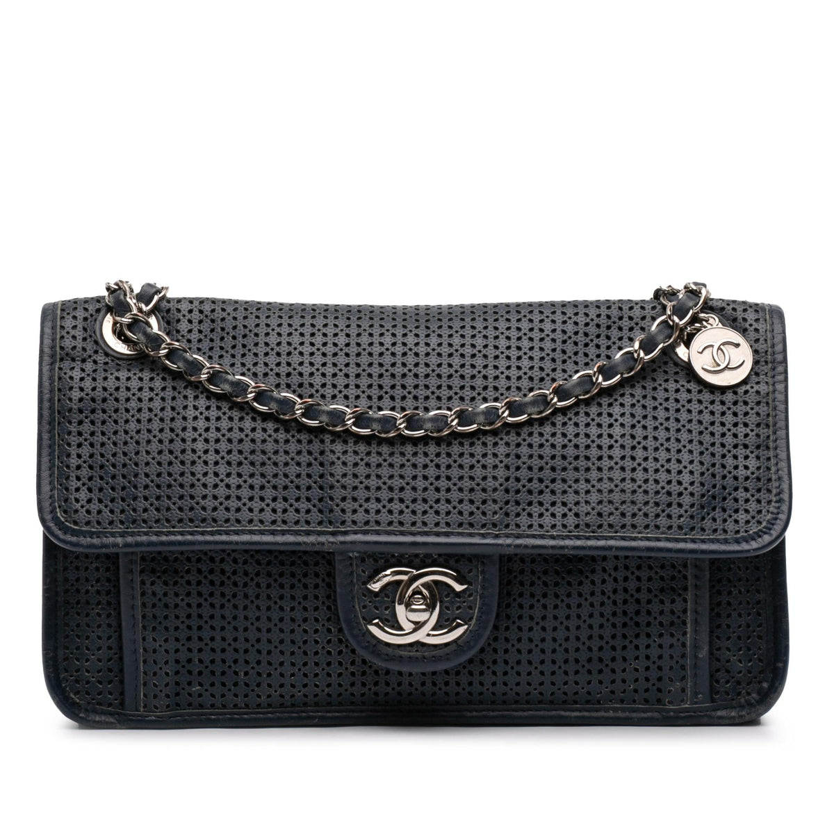 Chanel Medium Perforated Calfskin Up In The Air Flap