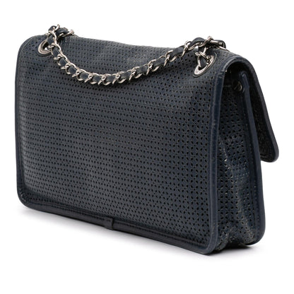 Chanel Medium Perforated Calfskin Up In The Air Flap