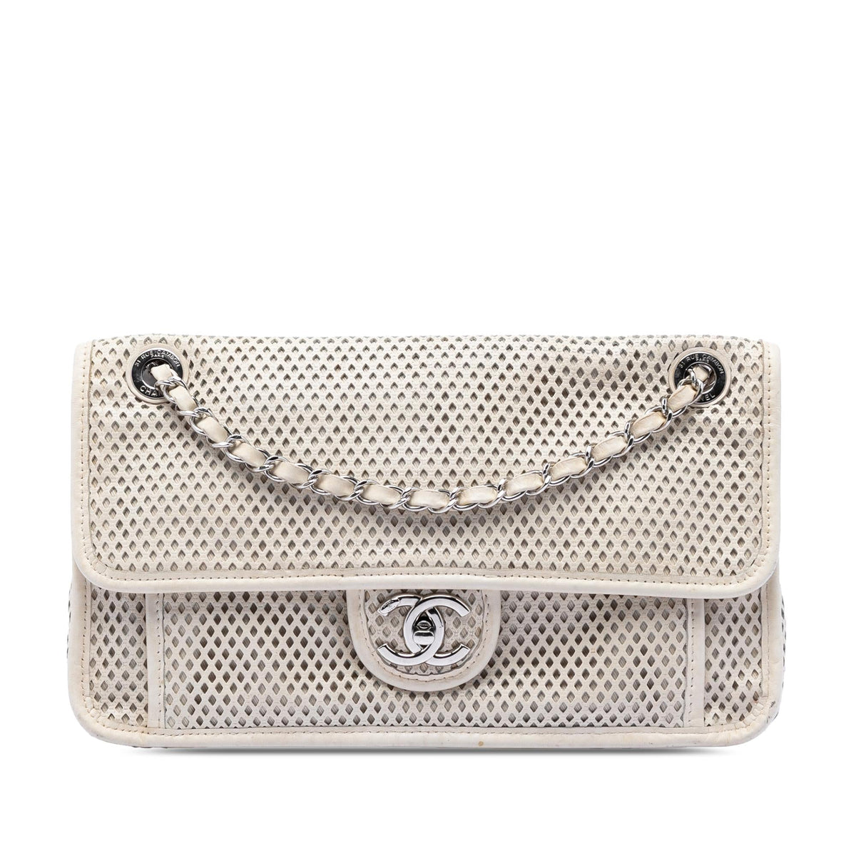 Chanel Medium Perforated Calfskin Up In The Air Flap
