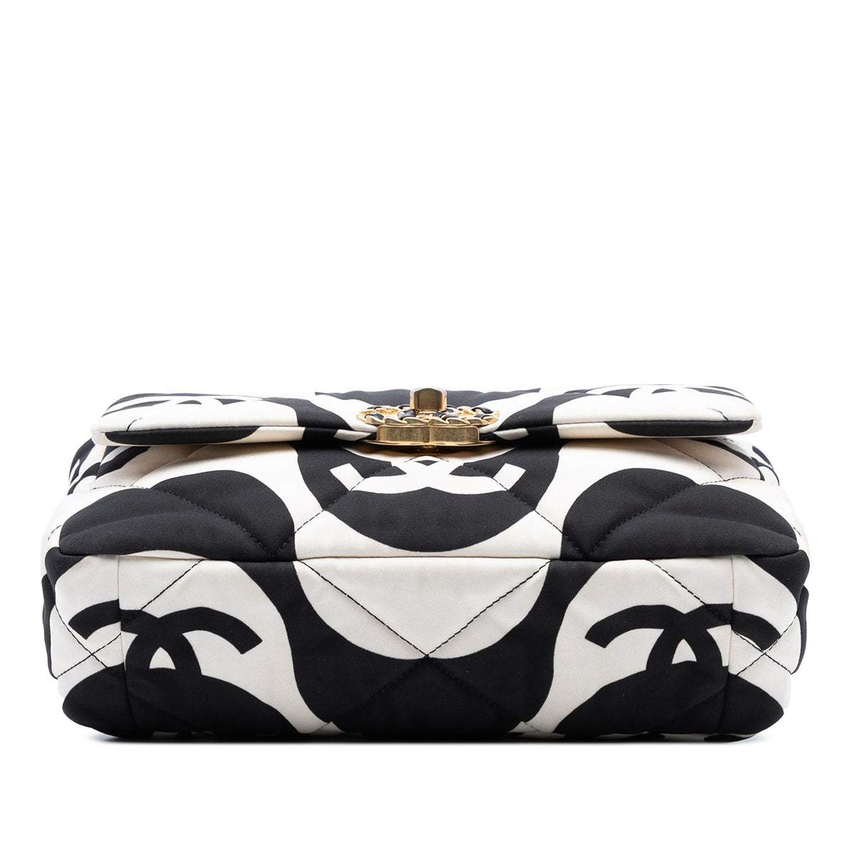 Chanel Medium Printed Silk 19 Flap