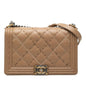 Chanel Medium Quilted Calfskin Wild Stitch Boy Flap