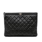 Chanel Medium Quilted Caviar Boy O Case Clutch