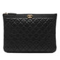 Chanel Medium Quilted Caviar Boy O Case Clutch